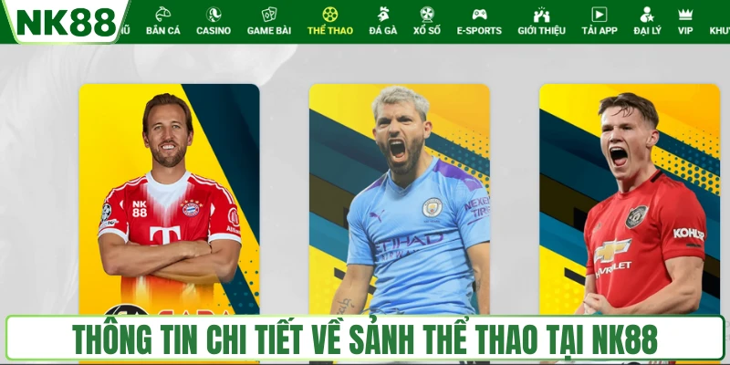 Thông tin chi tiết về sảnh thể thao tại NK88